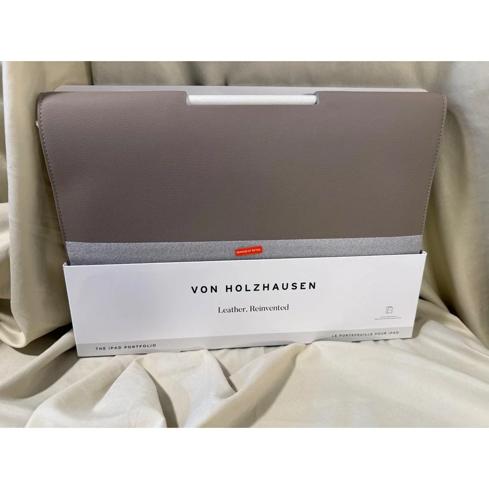 Von Holzhausen iPad Pro 12.9 Portfolio Technik Leather Sleeve  NEW